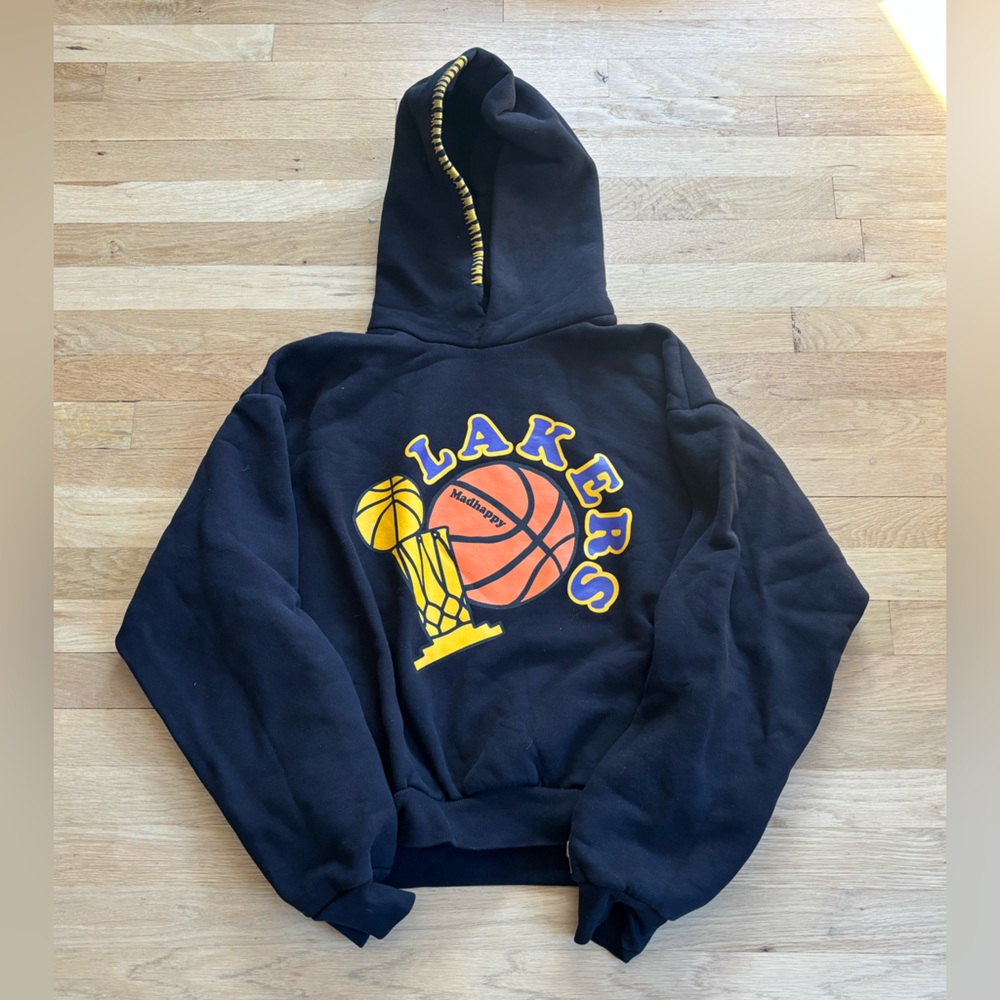 MADHAPPY LAKERS LIMITED EDITION SMALL BLACK HOODIE